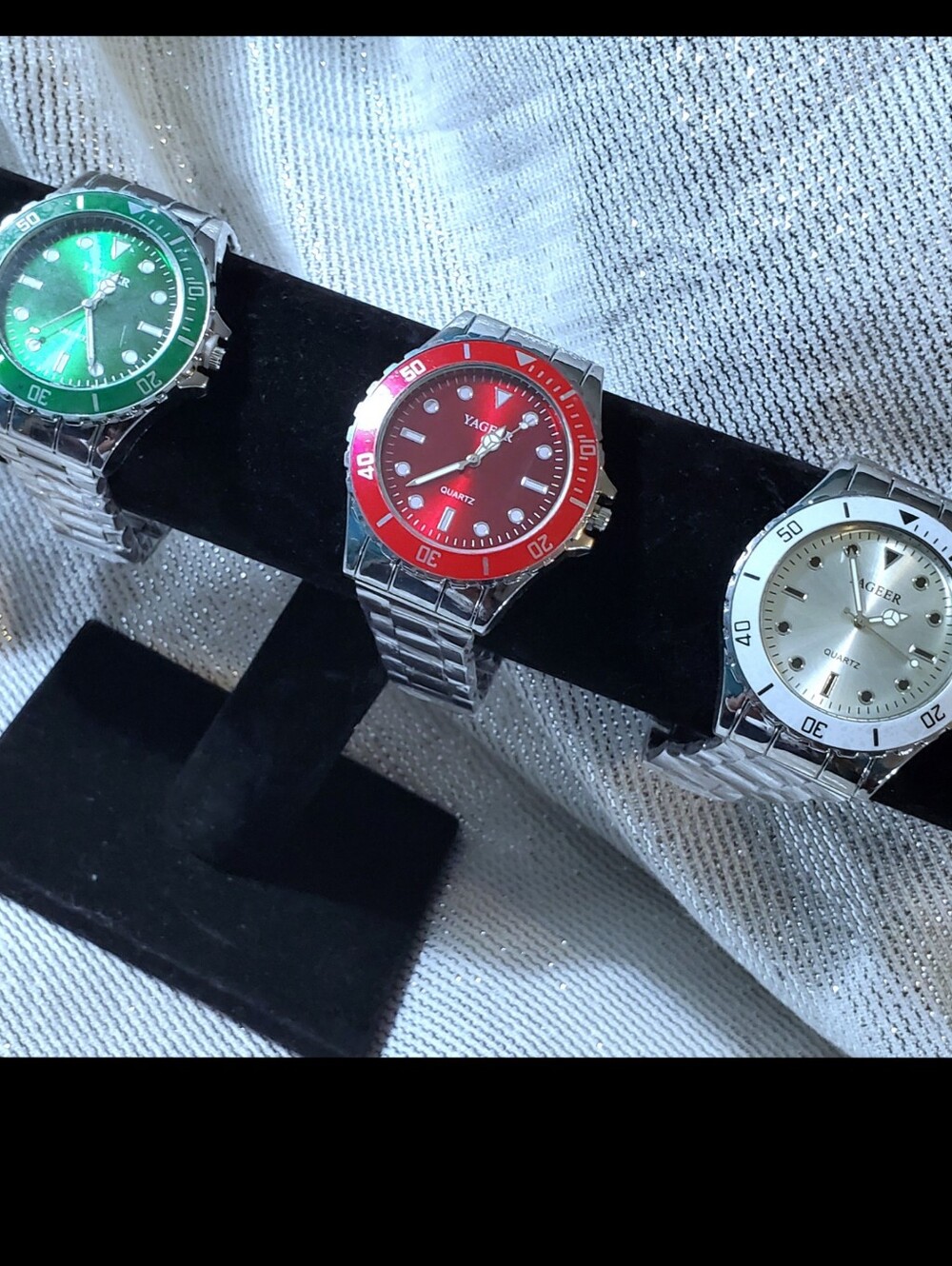 Yageer Quartz Watch Set of Three